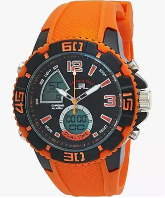 U.S. Polo Assn. Sport Men's US9483 Sport Watch With Orange Silicone Band • $25.99