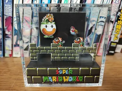 Super Mario World - Bowser Battle Handmade Diorama -Gameboy Gaming Cube-Fanart • $49.99
