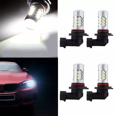 9005+9006 LED 12 5050 SMD 6000K Headlight High Power Low Beam White Bulb • $10.59