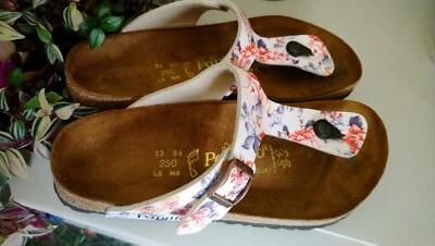 £38 • Buy Birkenstock Papillio Sandal Size 5.5 Flower Design