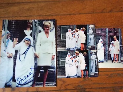 Princess Diana Mother Teresa Rare 8-10 Signed Photo 4-6 Photos • $99.99