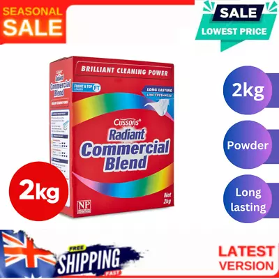Radiant Commercial Blend Laundry Powder 2kg Concentrated Long Lasting Brightens* • $12.99