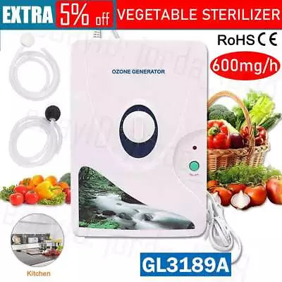 Ozone Generator Ozonator Air Purifiers Vegetable Water Sterilizer Tool Home 220V • $52.95