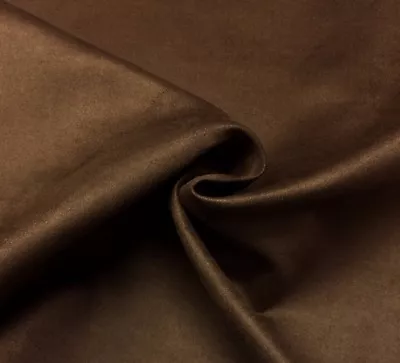Ballard Designs Microfiber Espresso Brown Suede Furniture Fabric By Yard 56  W • $7.99