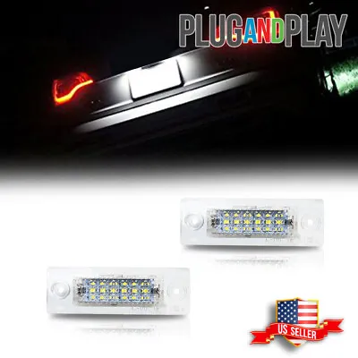 2PCS LED LICENSE PLATE LIGHTS LAMPS For VW JETTA 2005 2006 2007 2008 2009 2010 • $12.99