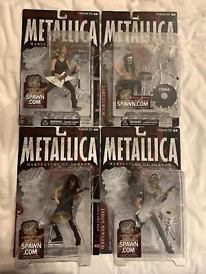 McFarlane Metallica Harvesters Of Sorrow Complete SET! Hetfield Ulrich Hammett🎸 • $238.99