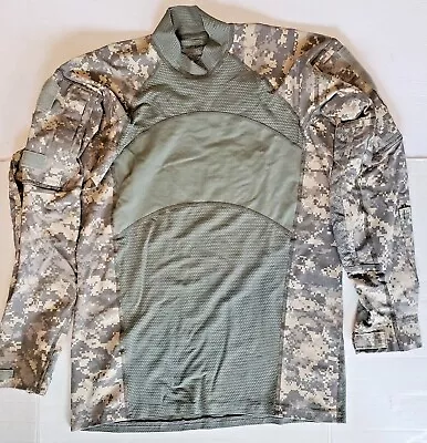 USGI ACU Army Combat Digital Camo Long Sleeve Shirt Flame Resistant Medium • $17.95