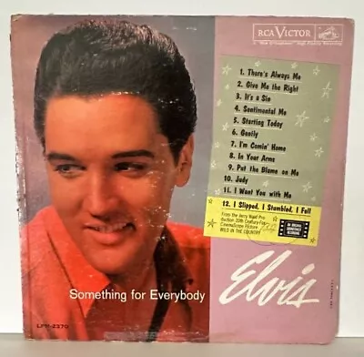 Elvis Presley - Something For Everybody -LPM-2370 - RCA Victor - Recorded 1961 • $10