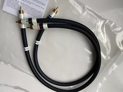 2 Foot Monster Cable M Series M1000 Gen2 Stereo Audio Interconnect Cable Pair  I • $69