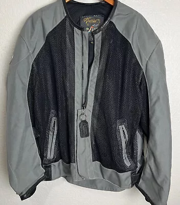 Vanson Mesh Motorcycle Jacket Ventmax XXL With Serial Number Black/Gray • $125