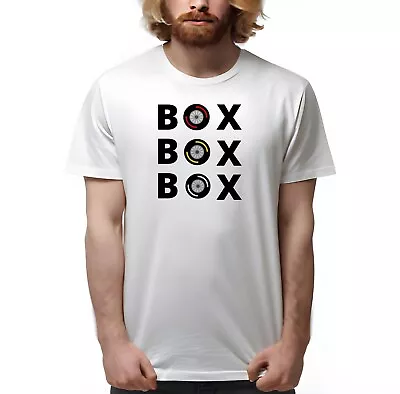 BOX BOX BOX T-Shirt Pit Stop Shirt Pit Lane Tee Shirt Gift Shirt F1 Shirt • $30.99