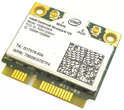 New Intel Centrino Wireless-N 100 100BNHMW PCI-E Half Mini • $11.47