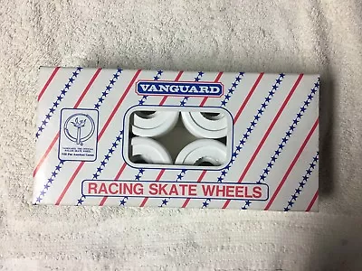 Vanguard Vintage NOS White Lighting Quad Roller Skate Wheels Converted/Precision • $128.50