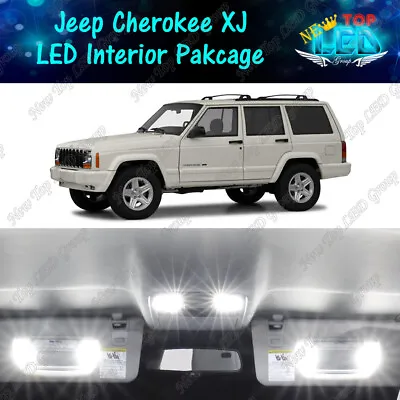 16x White Interior LED Lights Package Kit For 1997 1998 - 2001 Jeep Cherokee XJ • $23.99