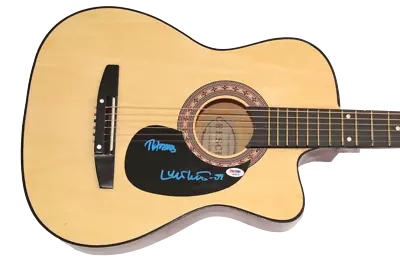 Lyle Lovett Signed Autograph Full Size Acoustic Guitar - Cowboy Man W/ PSA COA • $1499.95