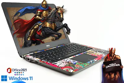 Fast Cheap Gaming Laptop Intel I7 3.20 GHz 500GB SSD Win11 Pro 16GB RAM Computer • £129