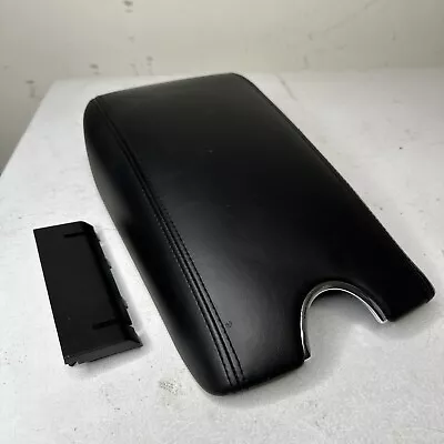 2010-2013 Infiniti G25 G37 Center Console Black Leather Armrest Lid Assembly OEM • $62