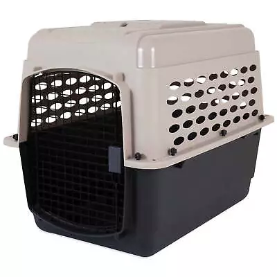Vari Plastic Travel Dog Kennel 32  Medium Dog Crate For Pets 30-50 Lbs • $99.59