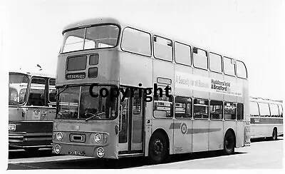 Bournemouth Yellow Buses OEL127M Daimler Fleetline B&W Bus Photo • £1.15