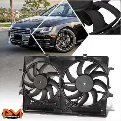 For 07-17 Audi A4/S4/A5/Q5/S5 OE Style Electric Radiator Cooling Fan Assembly • $149.89