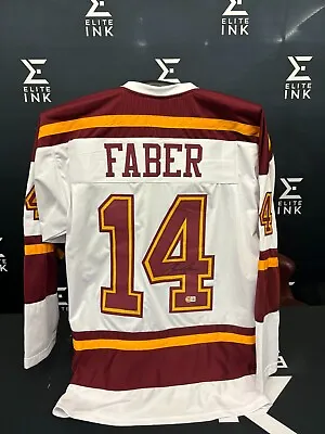Minnesota Gophers Brock Faber Signed Custom Hockey Jersey Beckett COA • $29