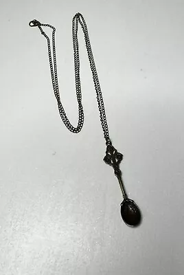 Mini Spoon Necklace Pendant Charm • $0.99