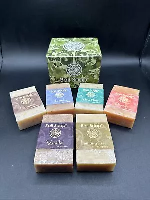 Bali Soap - Natural Soap Bar Gift Set 6 Pc Variety Pack For Men & Women Face • £19.23