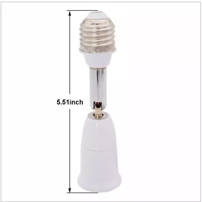 E26 E27 To E26 E27 US Light Socket Splitter Extender Converter Lamp Base Adapter • $7.96