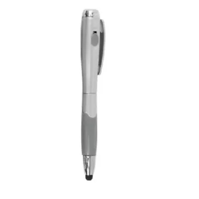 (10) Gray 3-in-1 Capacitive Touch Screen Stylus Pen  Ballpoint & LED Light IPad • $12.88