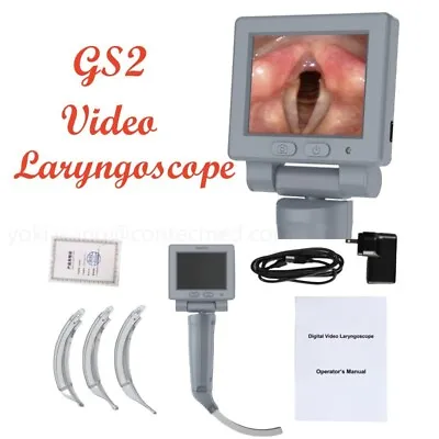 New Video Laryngoscope 2.8  Digital Airway Intubation 3 Sizes Blades + Software • $539