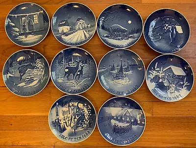 Bing And Grondahl Jule After 1958 1960 1962 1963 1969 B&G Christmas 10 PLATE LOT • $129.99