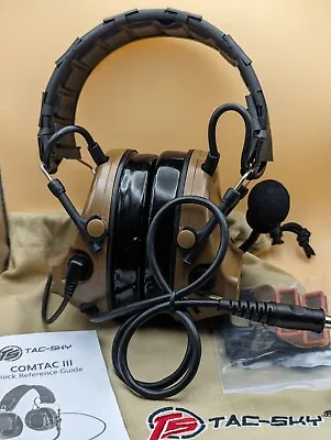 Tac-Sky Comtac III Tactical Headset | Great Condition Boxed • £115