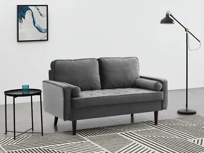 £229.99 • Buy Velvet Sofa 2 Or 3 Seater Couch Settee Suite Luxury Upholstered Cushion Sofa Set