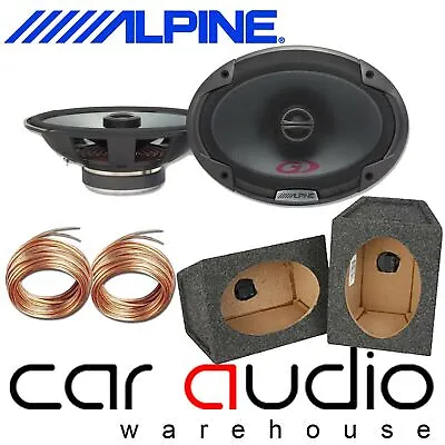 £99 • Buy Alpine SPG-69C2 2-Way 6x9  600 Watts Car Speakers & 6x9 Grey Pod Box (Pair)