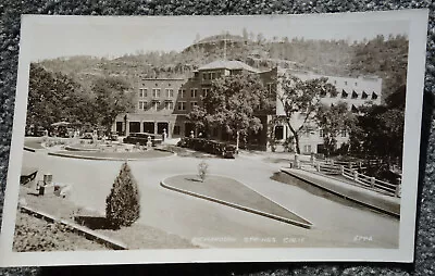 Richardson Mineral Springs Near Chico CA Pmk 1937 Real Photo Postcard Rppc • $2