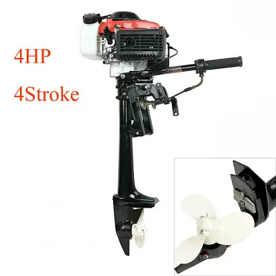 4 Stroke 4 HP Outboard Motor Fishing Boat Engine W/ Air Cooling System New • $259