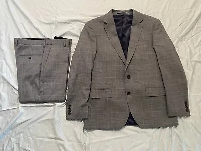 J.CREW Ludlow Essential Slim-fit Suit In Glen Plaid Stretch Four-Season Wool • $200