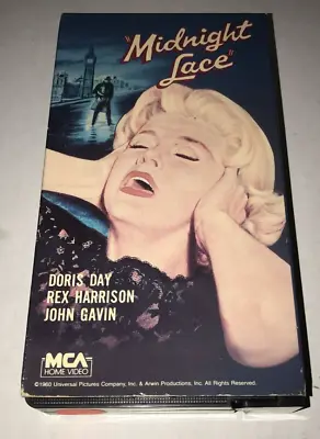1960 Midnight Lace VHS 1987 MCA Home Video Doris Day Rex Harrison John Gavin • $7.49
