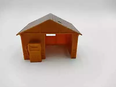 Vtg. 1972 Mattel Putt Putt Orange R/R Train Station Gas Garage Pump Building • $12.95