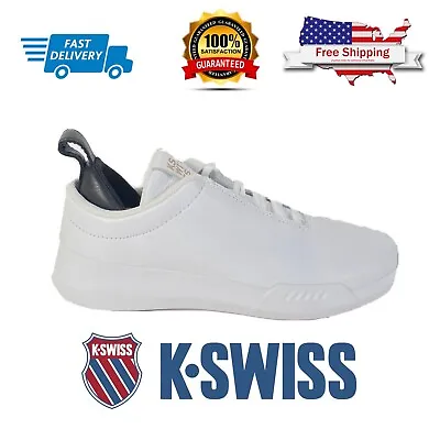 K-Swiss Gen K Icon White Black Womens Casual Shoes Sneakers 95577 102 • $20.58
