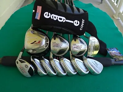 TaylorMade R7 Titleist Irons Driver Woods Hybrid Complete Golf Club Set Mens RH • $469