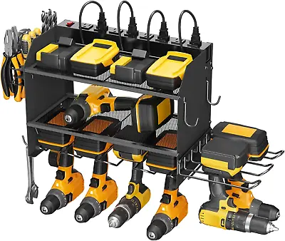 Modular Power Tool Organizer Wall Mount Charging Station • $95.95