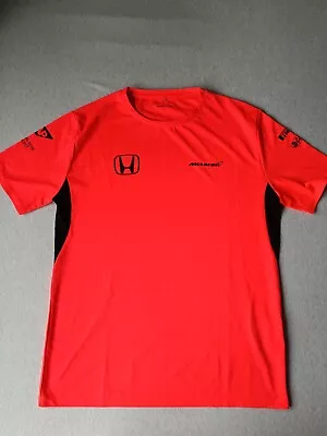 Vintage McLaren Honda Formula 1 F1 Pit Crew Tee T Shirt LARGE VGC • £16.99