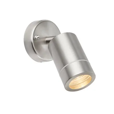 £19.99 • Buy Saxby Palin Outdoor Garden Security Adjustable GU10 LED Spotlight Wall Lamp IP44