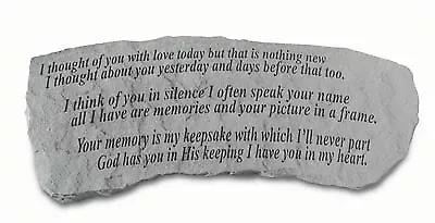 Kay Berry- Inc.  I Thought Of You With Love - Memorial Bench - 29 Inches X 12 In • $239.92