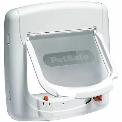 PetSafe Staywell Deluxe 4-Way Magnetic Cat Flap White - Maximum Size Up To 7kg • £34.34