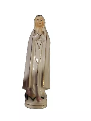 Vtg Sanmyro Our Lady Of Fatima Statue Religious Figure Virgin Mary Made In Japan • $19