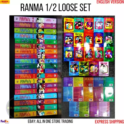 RANMA 1/2 Manga By Rumiko Takahashi Volume 1-38 Loose Set English Version Comic • $28.49