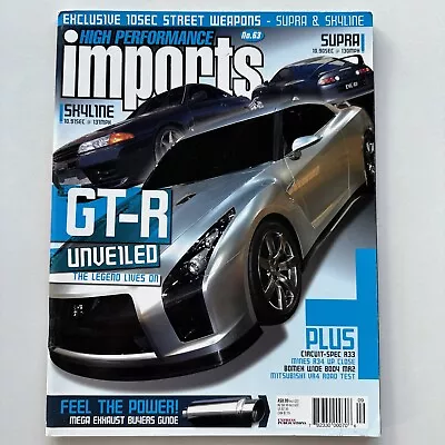 High Performance Imports Magazine No 63 • $16.90