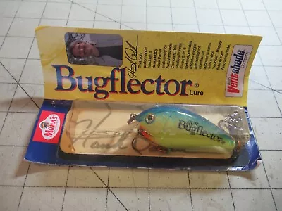 Vintage MANN’S HANK PARKER ENDORSED AVS BUGFLECTOR SIGNED RARE FISHING LURE • $29.99